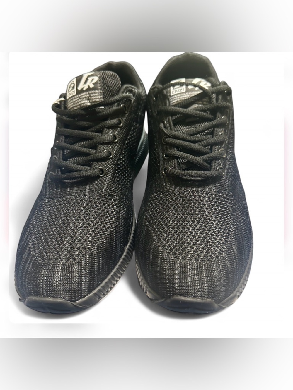 CONZURI MEN'S MIDNIGHT RUNNERS TRIPLE BLACK SIZE 10